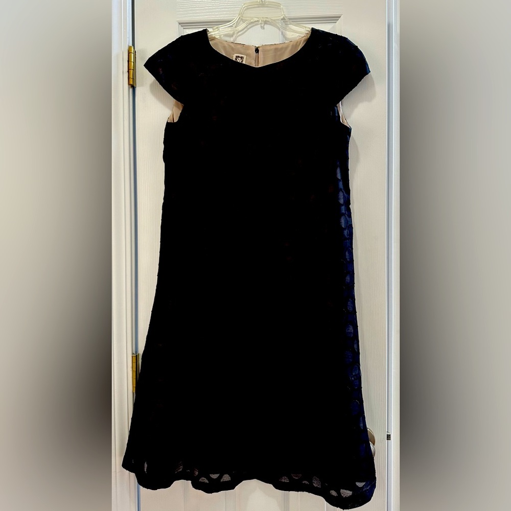 Pre-owned Women’s Black Anne Klein Short Sleeve Dress